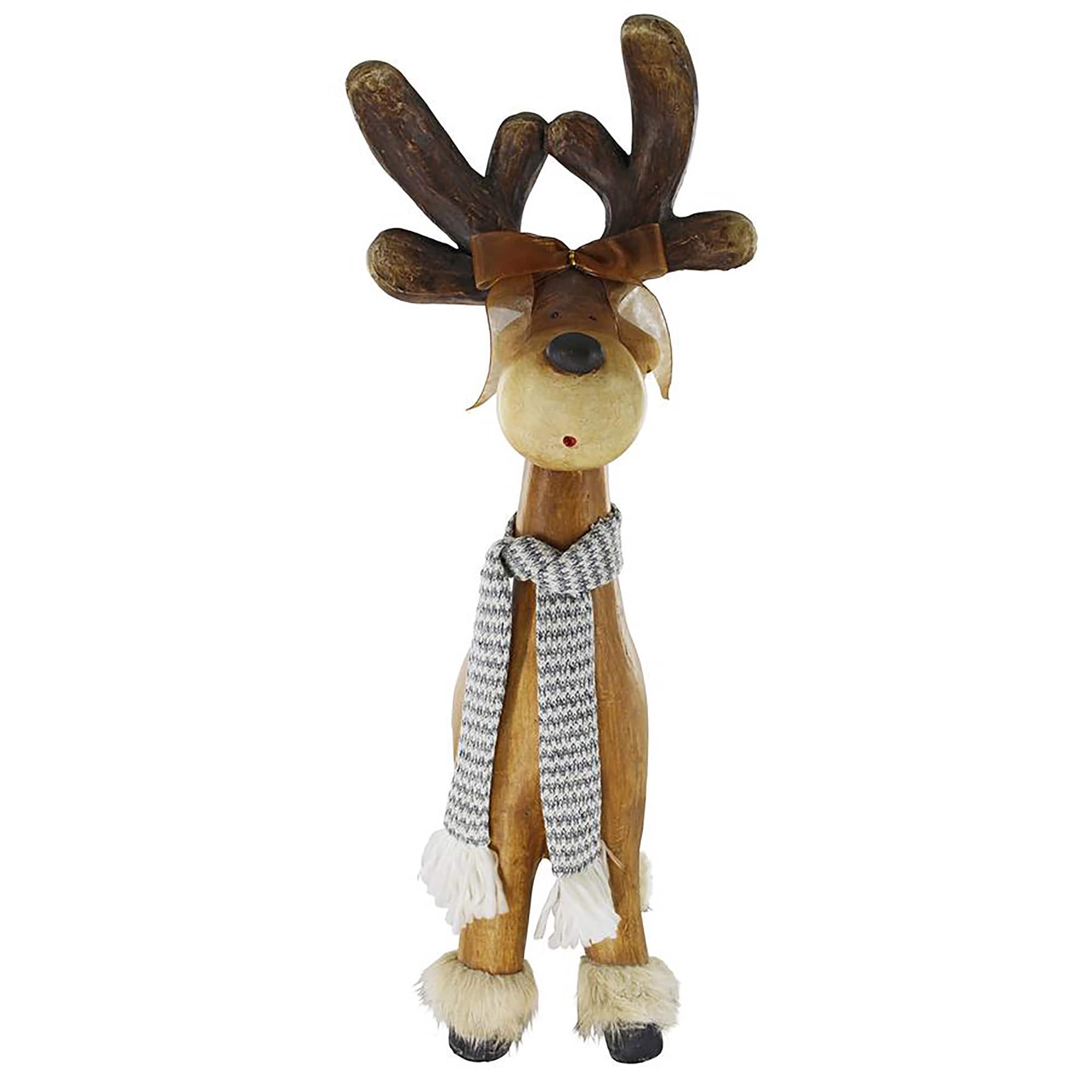 2ft. Santa's Second Team Holiday Reindeer Statue: Ambrose